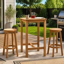Enjoy Your Outdoor Time with a Teak Bar Table