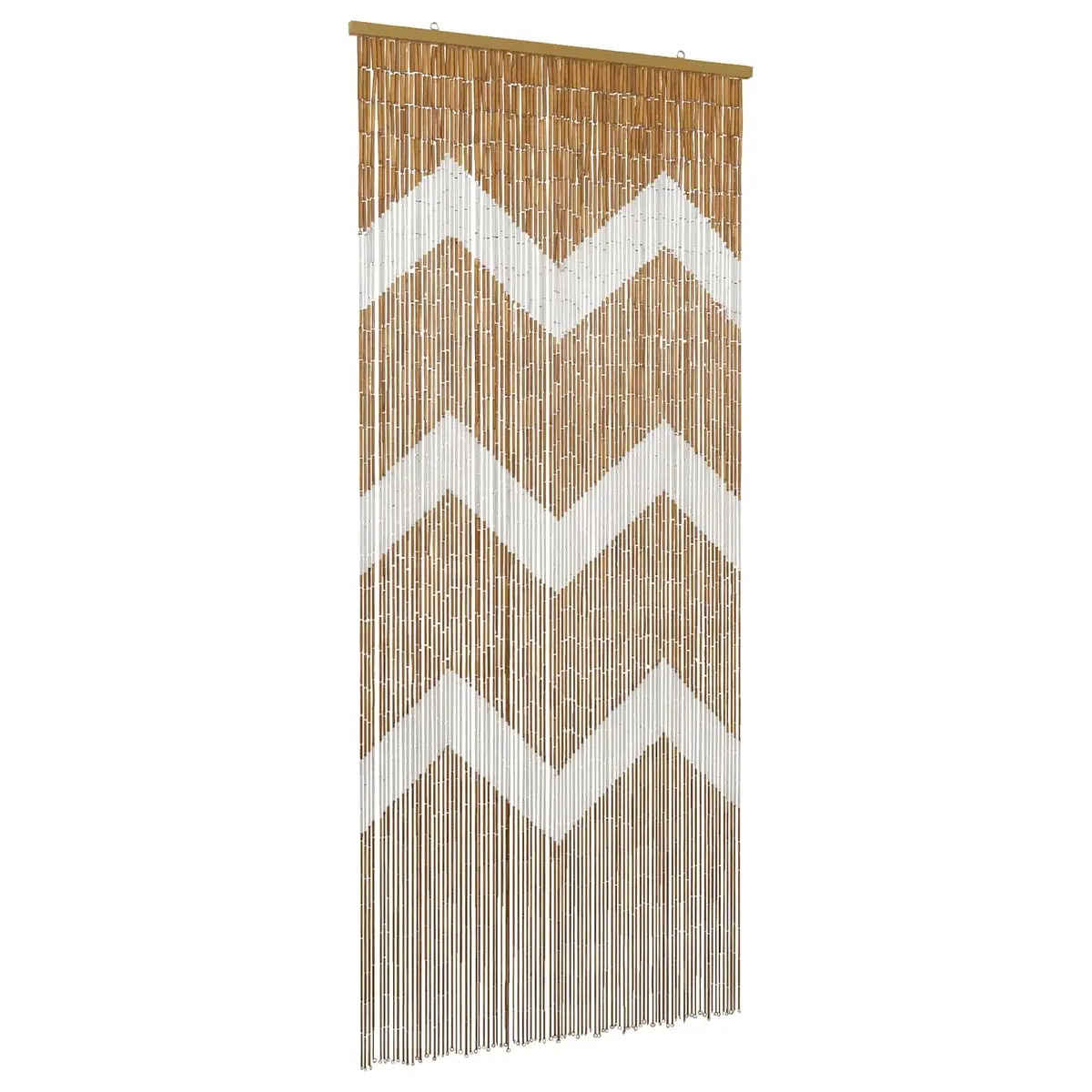Insect Door Curtain Natural Bamboo Multicolour 200 x 90 cm