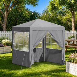 Your Perfect Outdoor Party Tent Gazebo 200x200x240cm in Grey