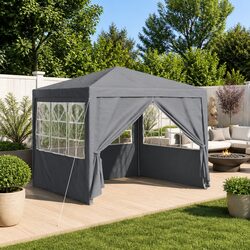 Friendly Grey Party Tent for Your Next Gathering