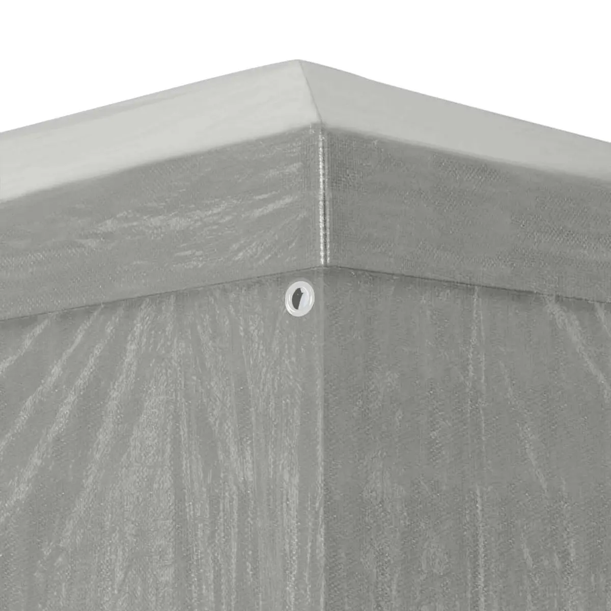 Party Tent Grey 1200 x 300 x 255 cm Outdoor Canopy Gazebo with Side Panels and Doors