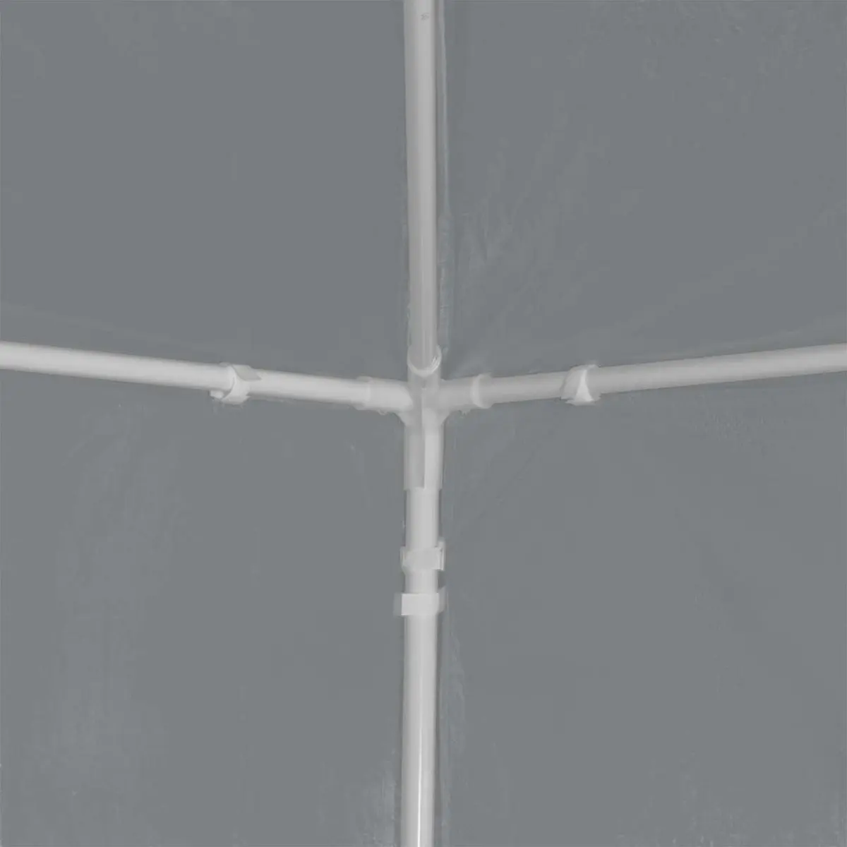 Party Tent Grey 1200 x 300 x 255 cm Outdoor Canopy Gazebo with Side Panels and Doors