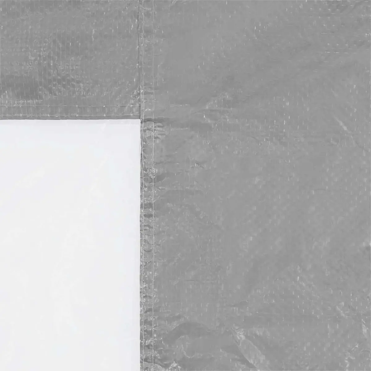 Party Tent Sidewall Grey PE Steel Panels 200 x 195 cm 2 Piece