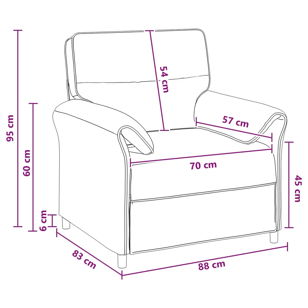 Grey Sofa Contemporary Design Metal Frame Foam Cushions Indoor Living Room