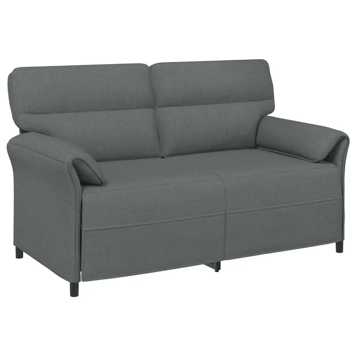 Grey Sofa Modern Contemporary Living Room Lounge Couch Metal Frame Cushioned