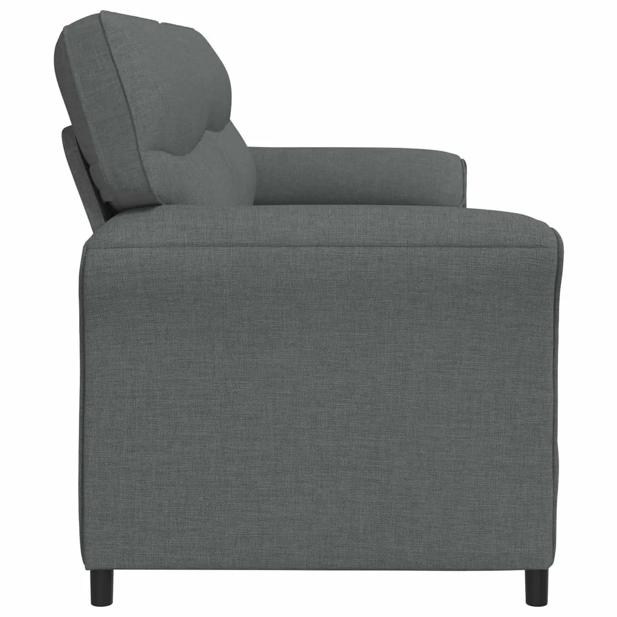Grey Sofa Modern Contemporary Living Room Lounge Couch Metal Frame Cushioned
