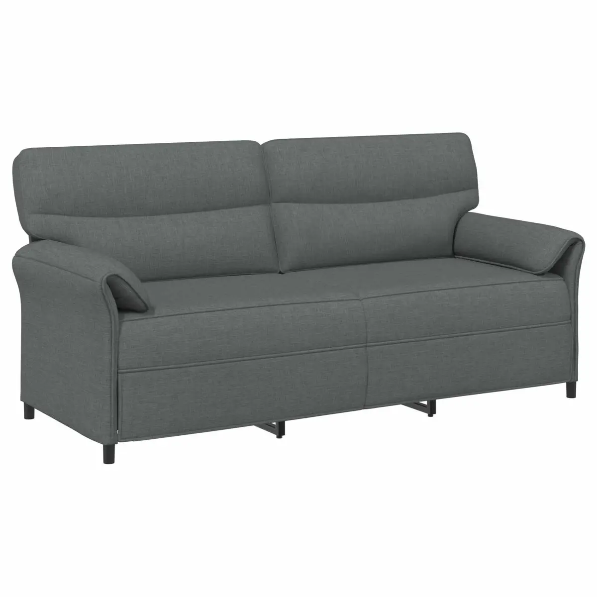 Grey Sofa Contemporary Indoor Lounge Seat Metal Frame Foam Cushions Living Room