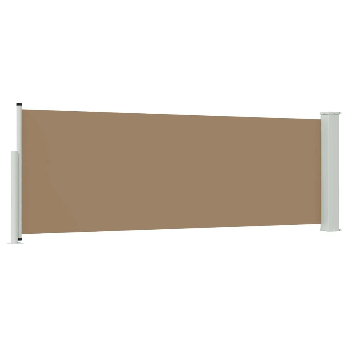 Retractable Side Awning Flexible Shading 500 x 100 cm Outdoor Privacy Garden Patio Balcony