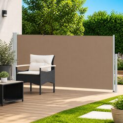 Retractable Side Awning 117 x 600 cm Outdoor Garden Patio Shade Privacy Screen