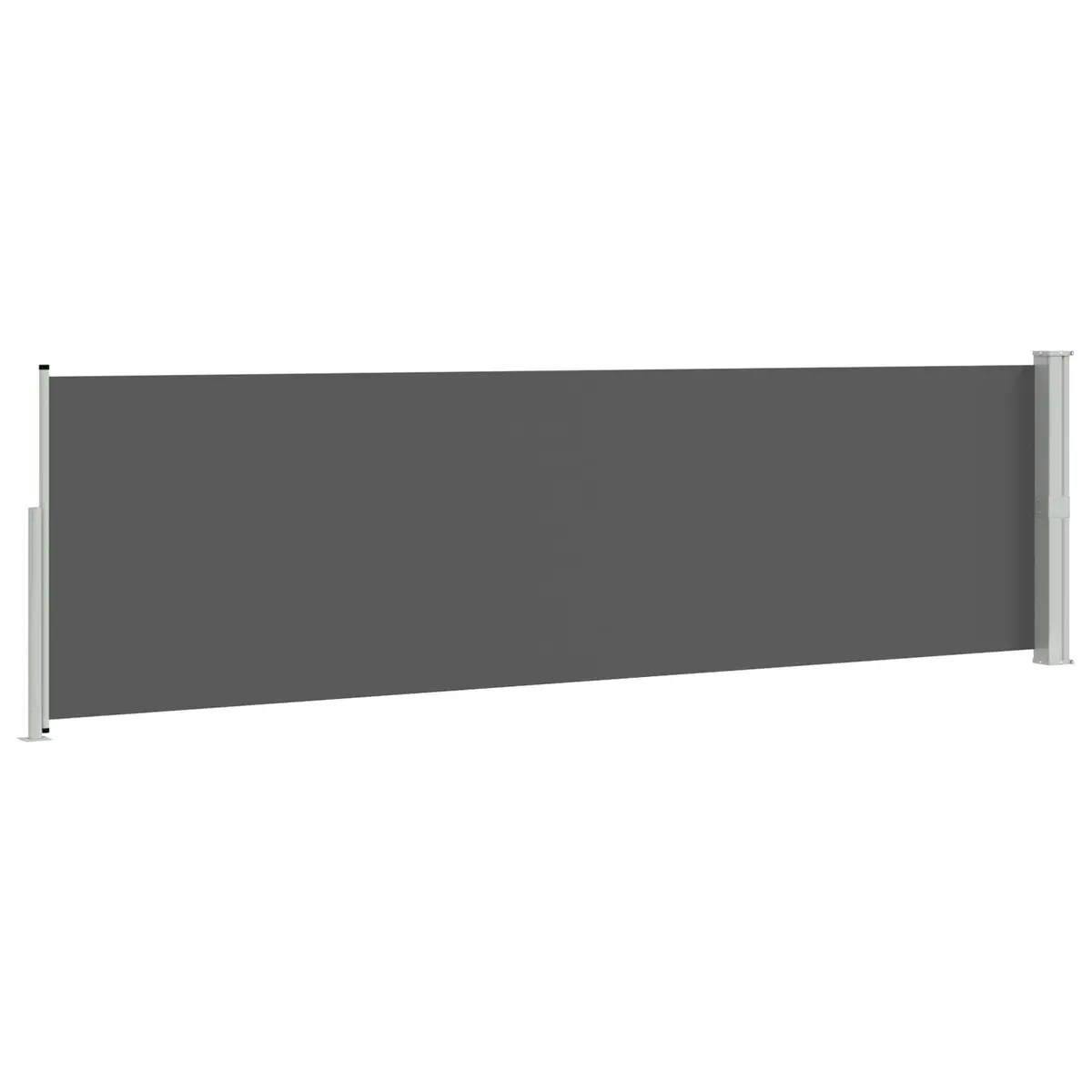 Retractable Side Awning 117 x 600 cm Outdoor Patio Garden Sunshade Polyester