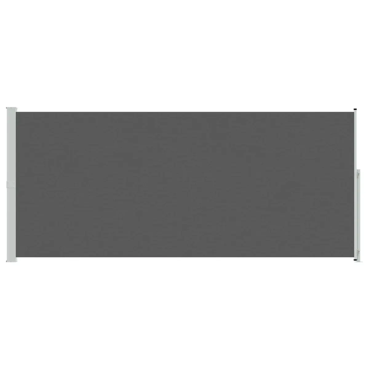 Retractable Side Awning Durable Polyester Fabric 180 x 600 cm Outdoor Garden Patio Privacy Shade