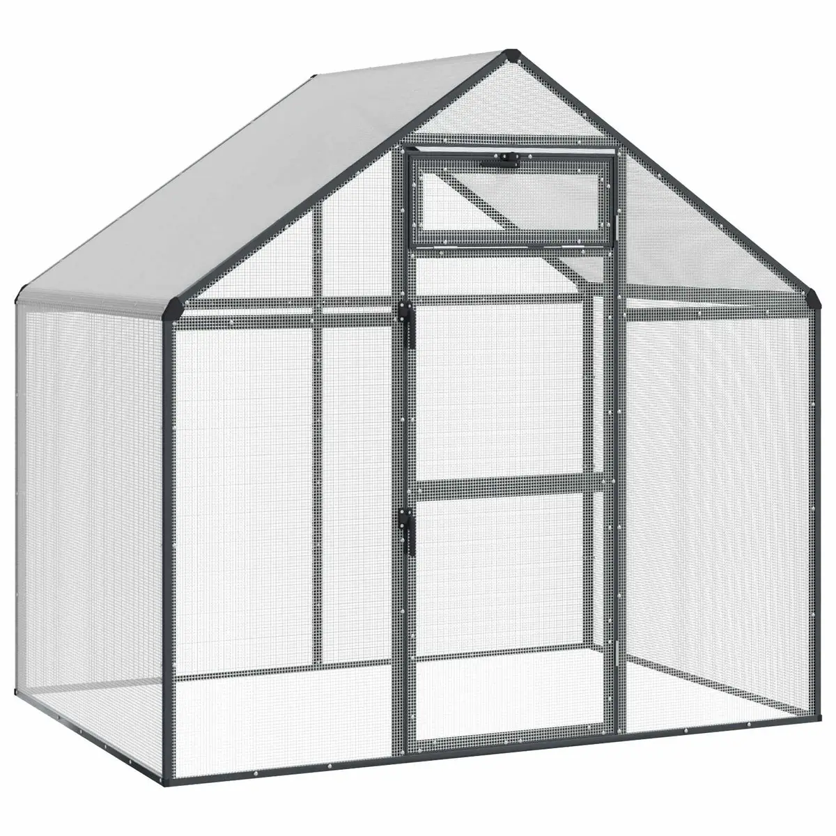 Bird Cage Weatherproof Anthracite Outdoor Garden Aviary 1815 x 1105 x 1735 cm