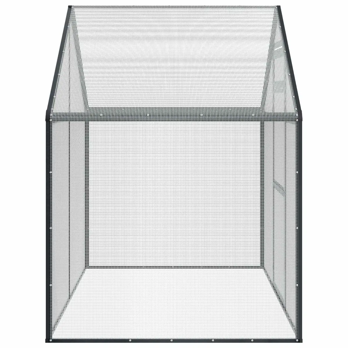 Bird Cage Weatherproof Anthracite Outdoor Garden Aviary 1815 x 1105 x 1735 cm