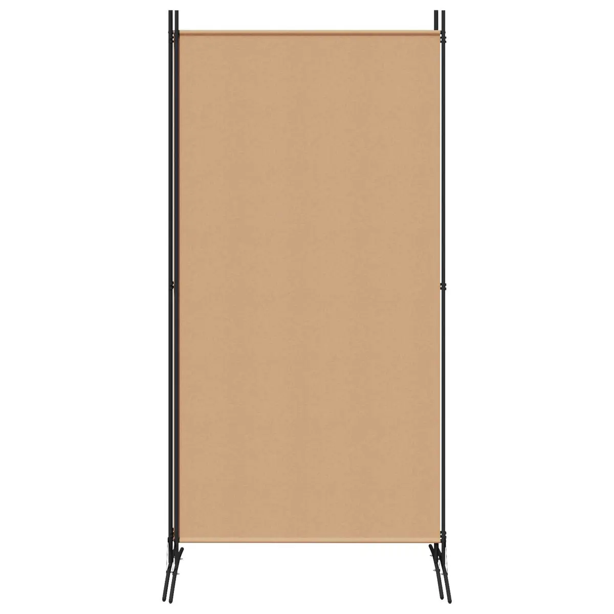 Room Divider 3-Panel Folding Privacy Screen Beige 260 x 180 cm