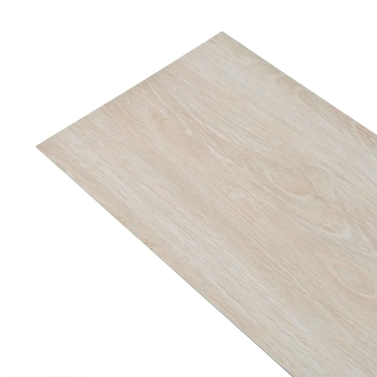 Self-Adhesive PVC Flooring Planks Modern White 18 Pieces