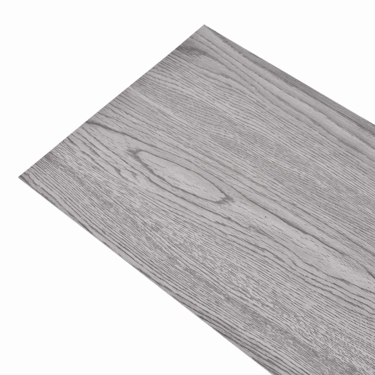Self-Adhesive PVC Flooring Planks 18 Pieces Dark Grey Indoor Floor Covering