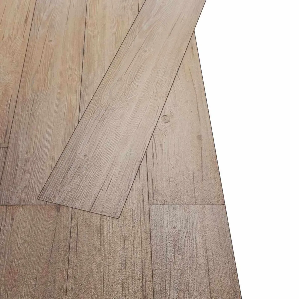 Self-Adhesive PVC Flooring Planks Oak Brown Indoor 5.02 m²