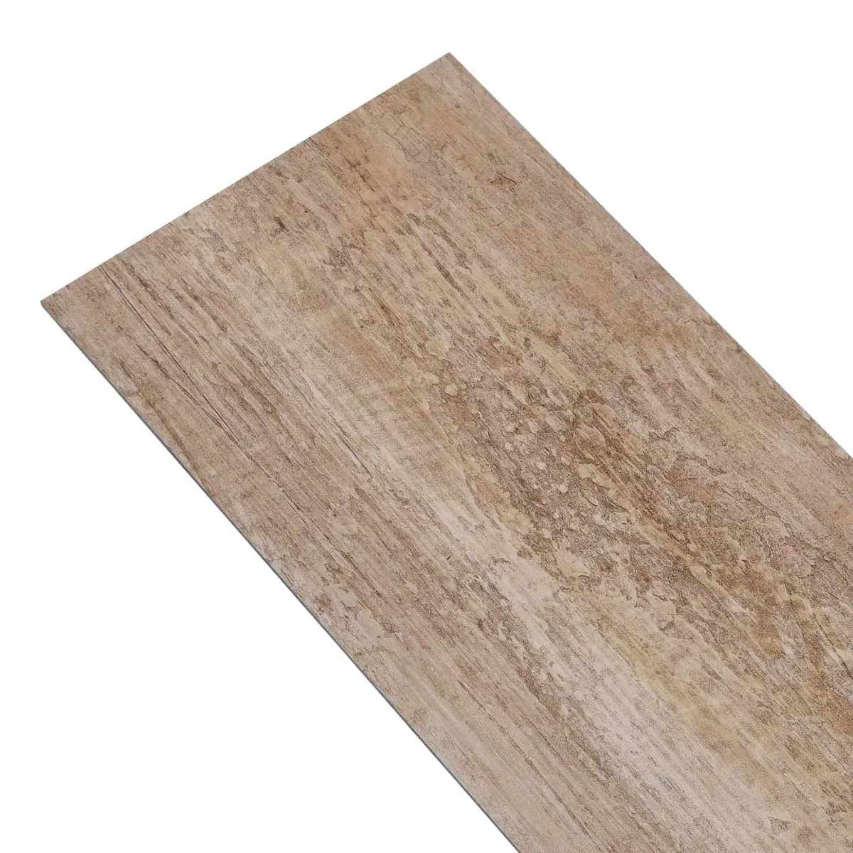 Self-Adhesive PVC Flooring Planks Wood Washed Brown 5.02 m² Indoor Laminate