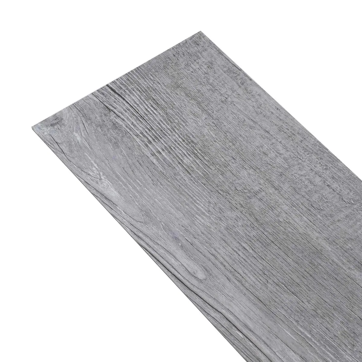 PVC Flooring Planks Self-Adhesive Grey Wood Effect Indoor 5.02m²