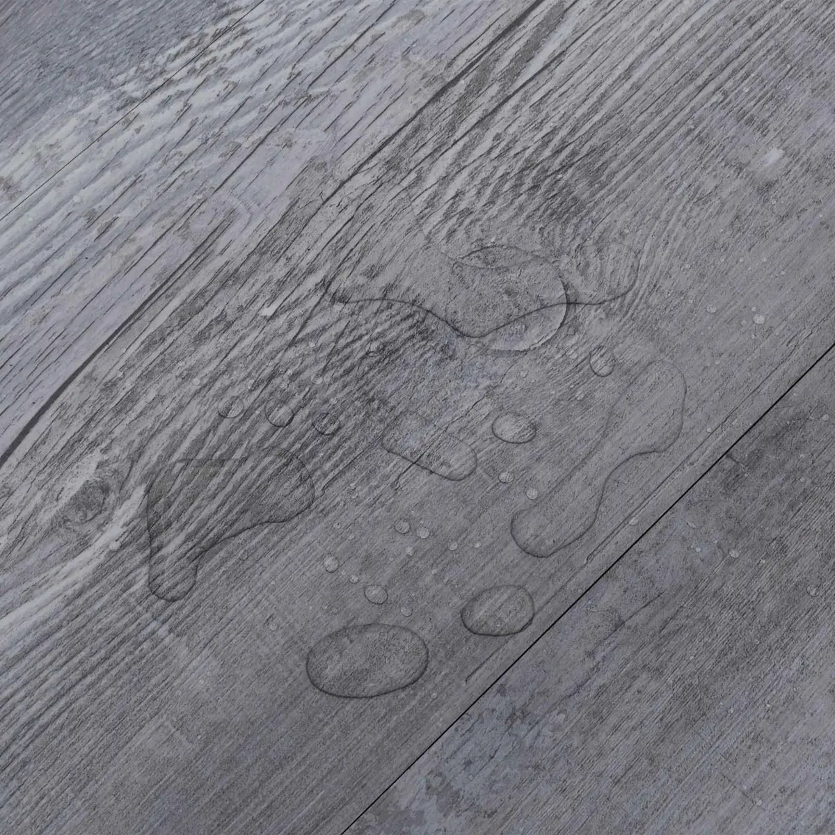 PVC Flooring Planks Self-Adhesive Grey Wood Effect Indoor 5.02m²