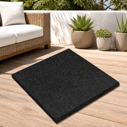 You’ll Love These Black Fall Protection Tiles for Outdoors