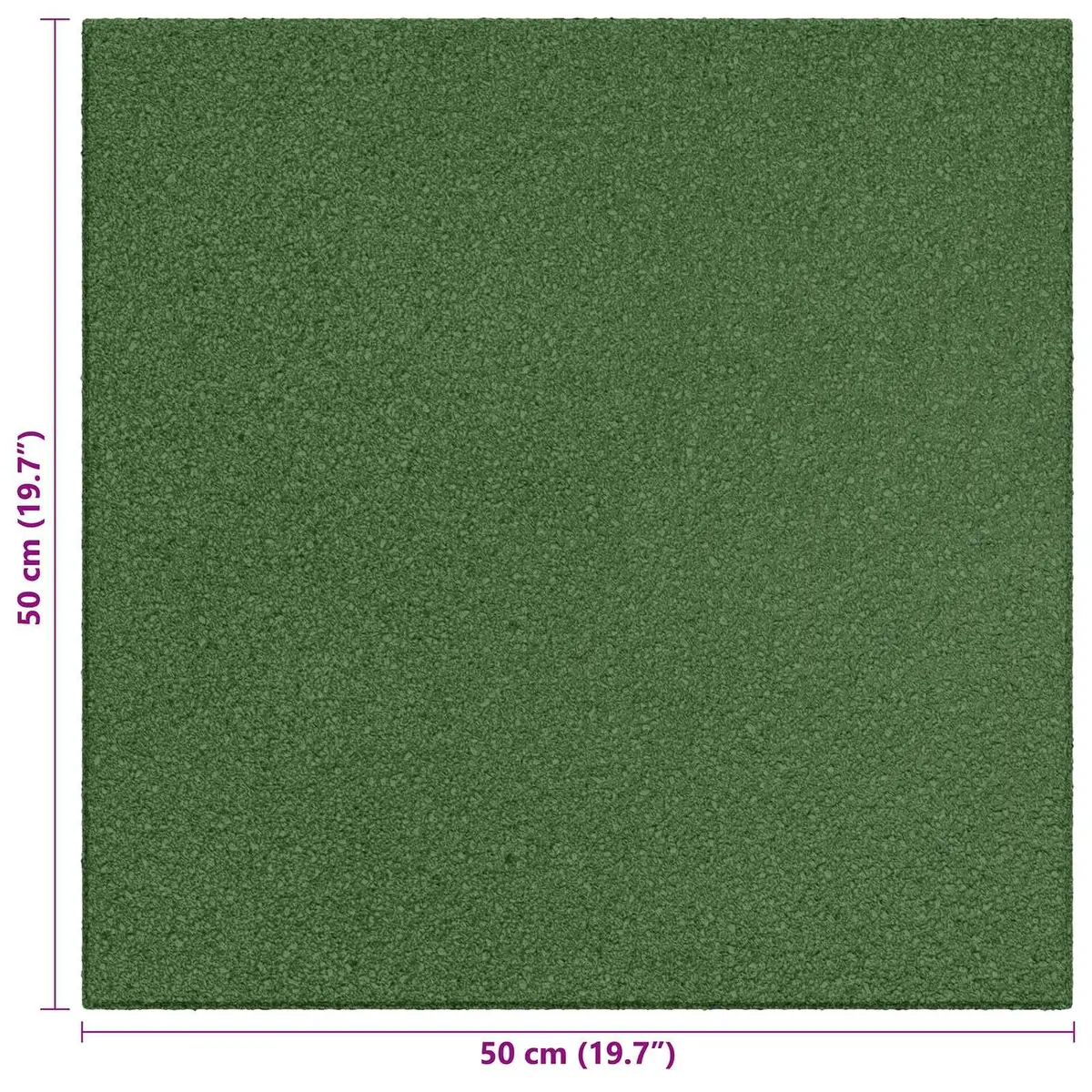 Fall Protection Tiles Rubber 50 x 50 cm 6 Pack Outdoor Safety Flooring