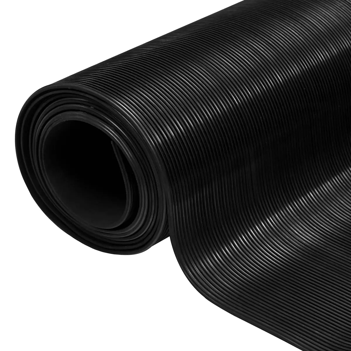 Rubber Floor Mat Durable Black 1 x 5 m Outdoor Indoor Protective Mat