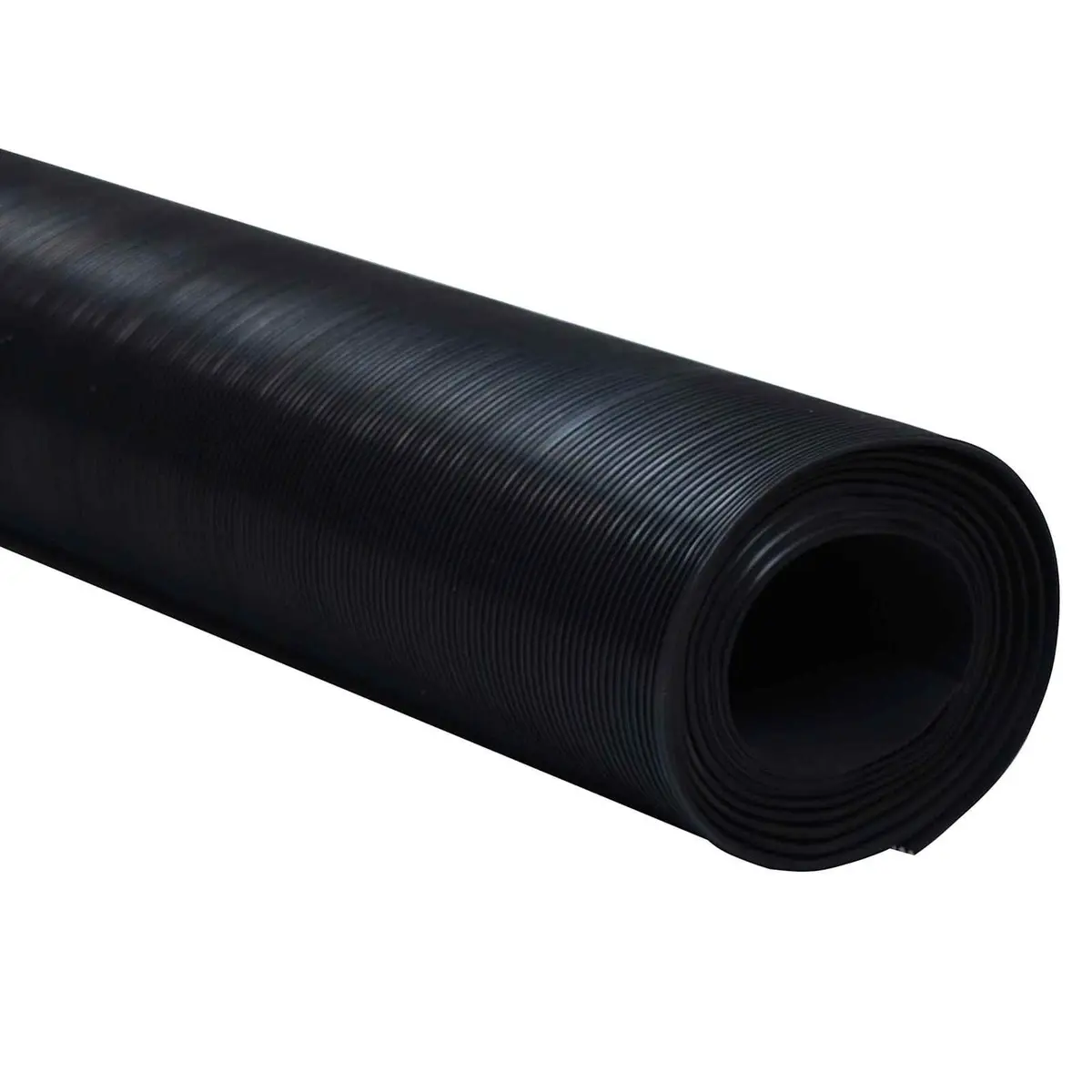 Rubber Floor Mat Durable Black 1 x 5 m Outdoor Indoor Protective Mat