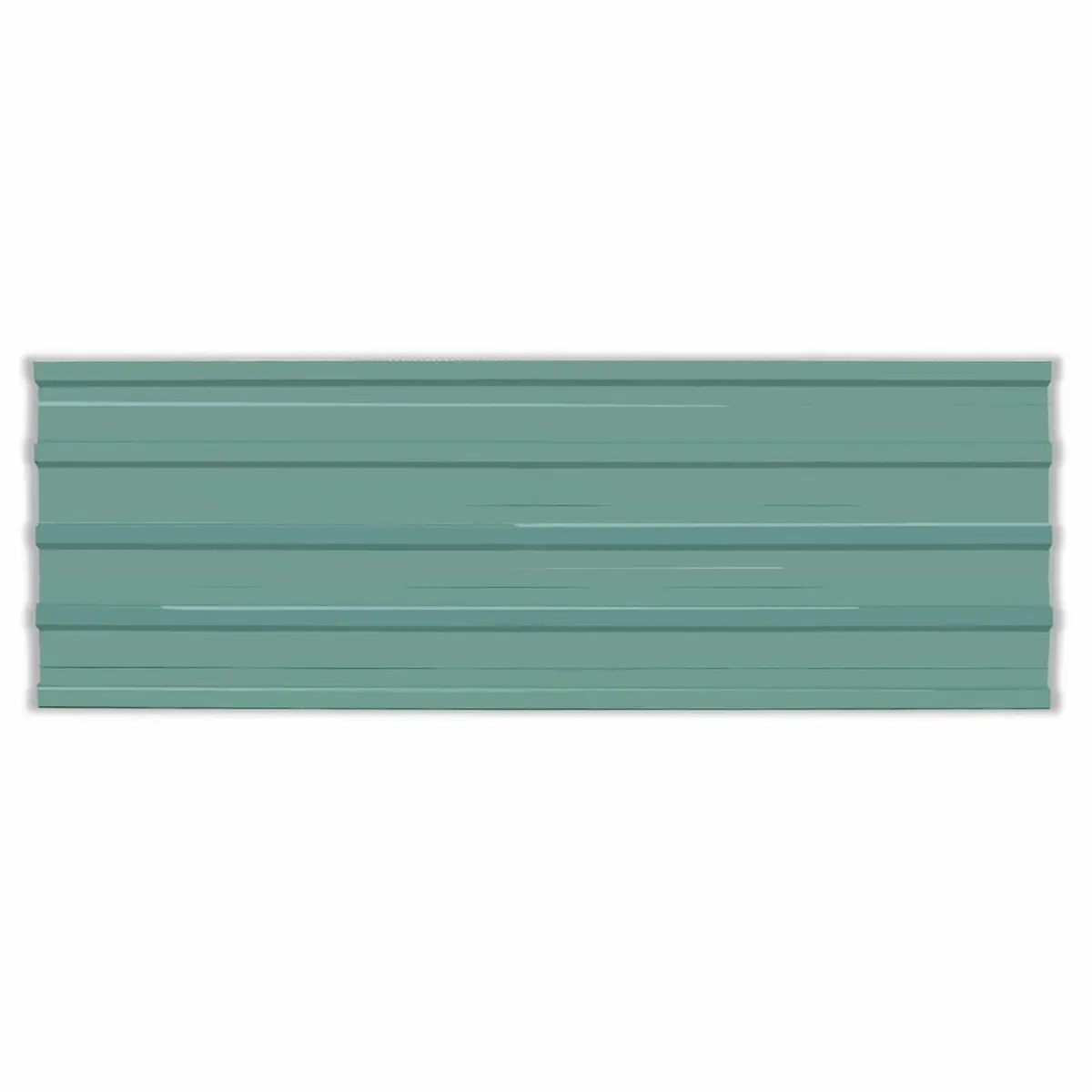 Roof Panel 12 Pieces Green 129 x 45 cm Galvanised Steel Sheets Garden Shed