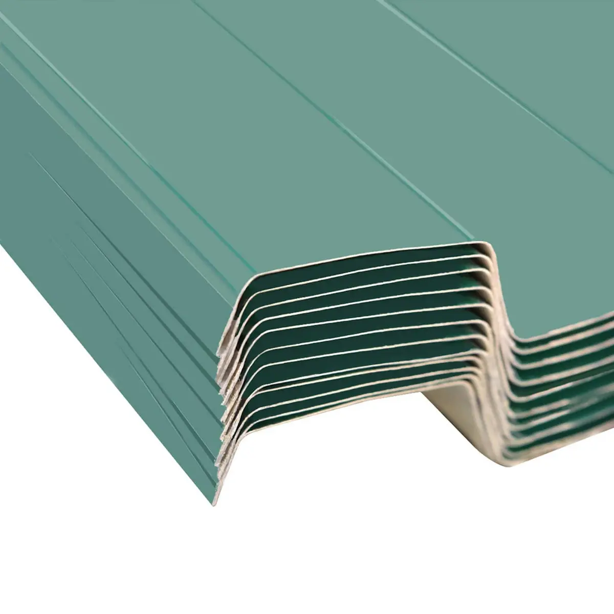 Roof Panel 12 Pieces Green 129 x 45 cm Galvanised Steel Sheets Garden Shed