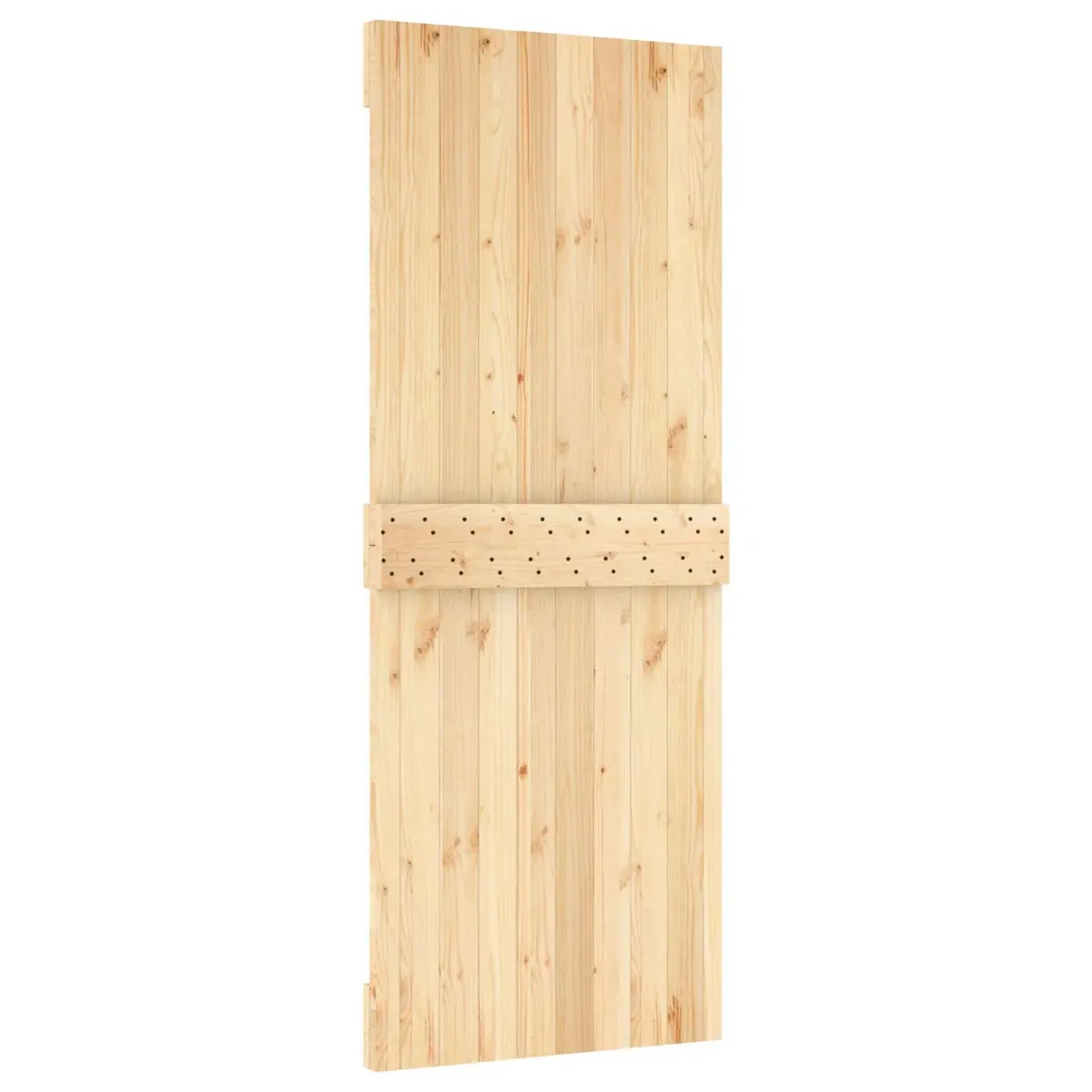Solid Pine Wood Door Interior 80 x 210 cm Natural Modern Minimalist Design