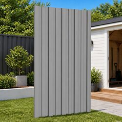 Roof Panel 36 Pieces Grey 80 x 45 cm Galvanised Steel Corrugated Sheet