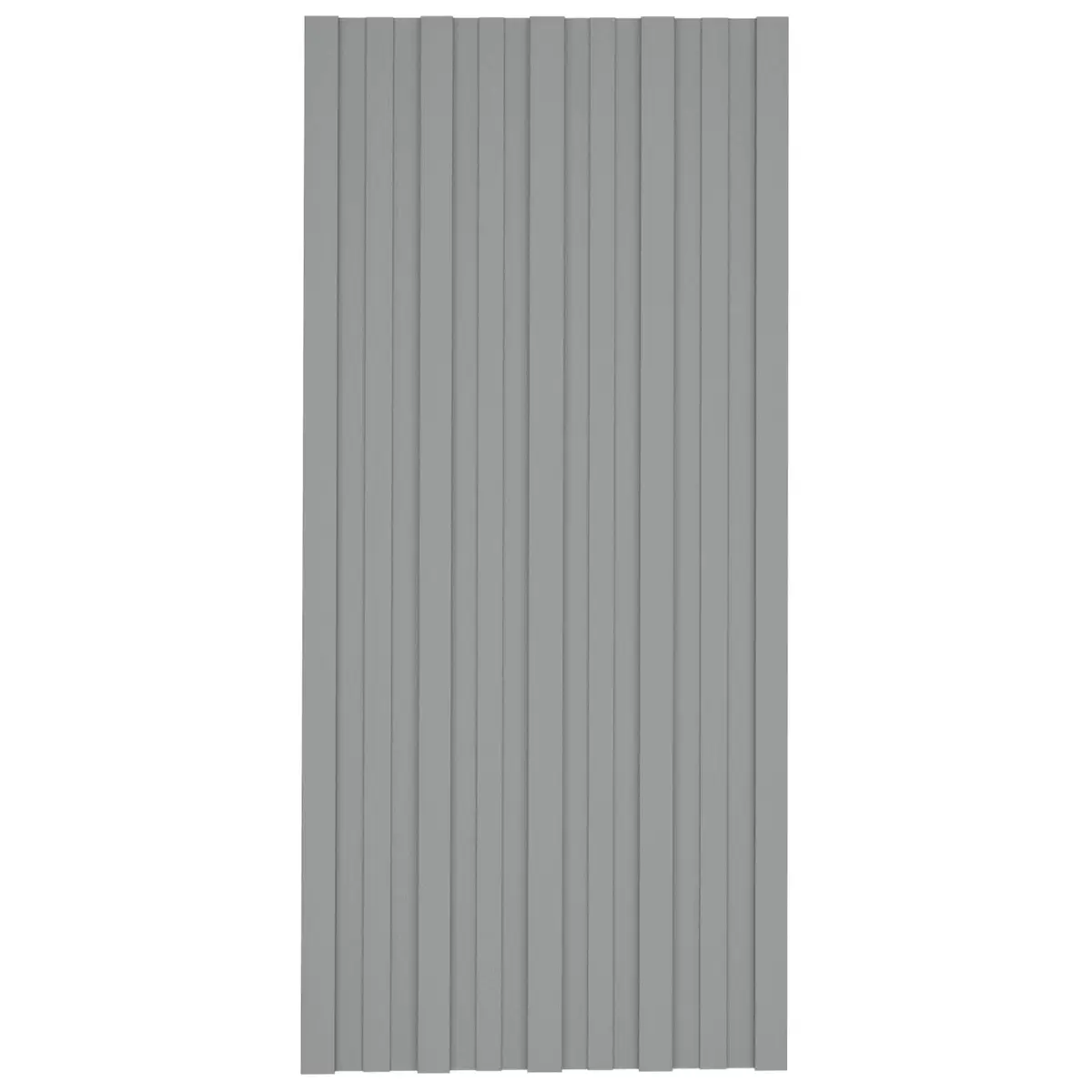 Roof Panel 36pcs Grey 100x45cm Galvanised Steel Sheet Temporary Garage Shed