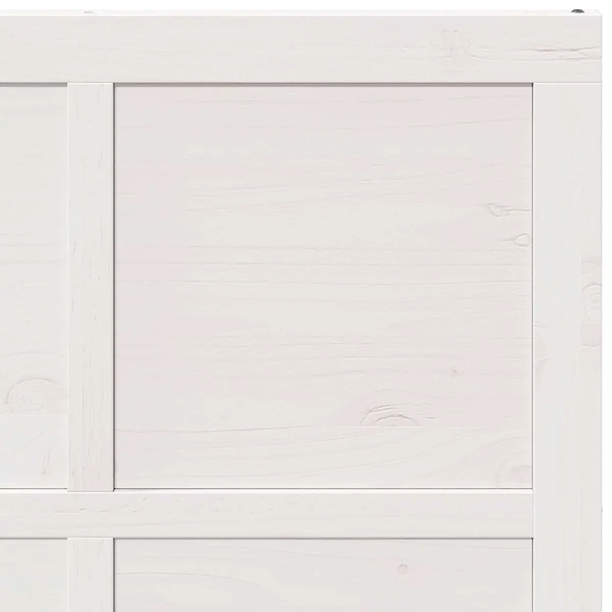 Solid Pine Wood Barn Door White Sliding 90 x 208 cm Space Saving Interior