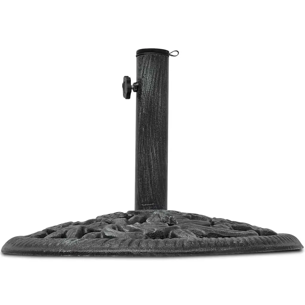 Cast Iron Outdoor Umbrella Base Green 12kg