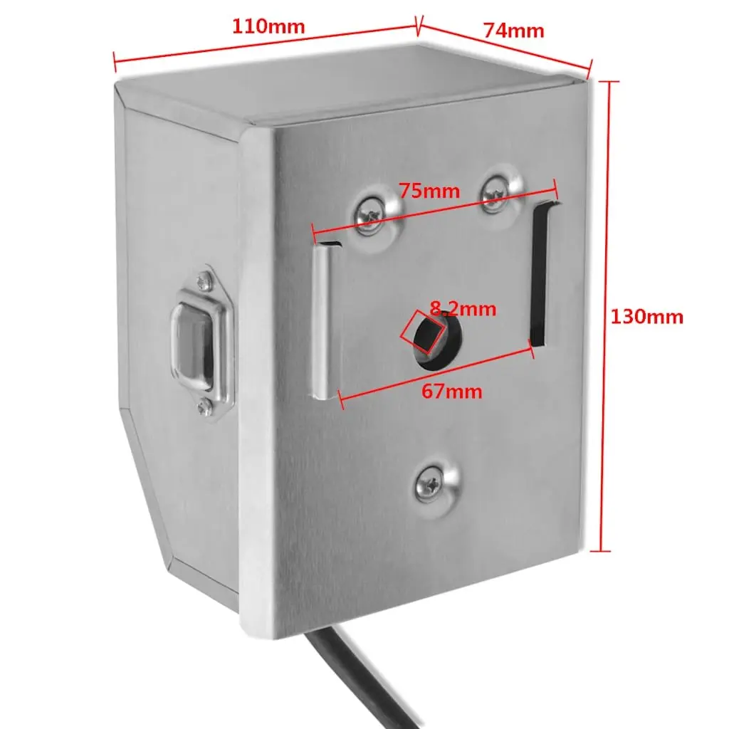 Rotisserie Spit Motor-Driven Skewer for Gas Charcoal Grill 900mm