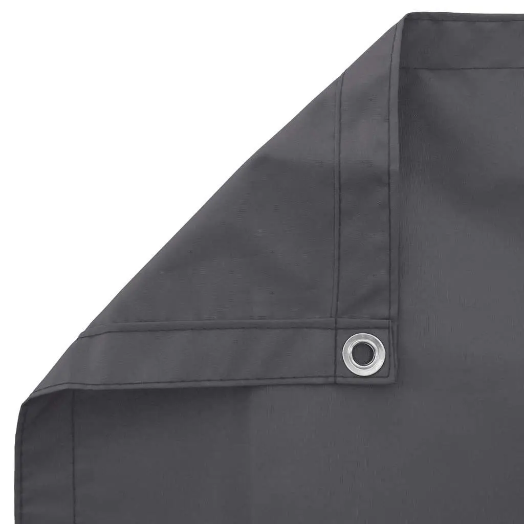 Balcony Screen Waterproof Anthracite Oxford Fabric 90x600cm