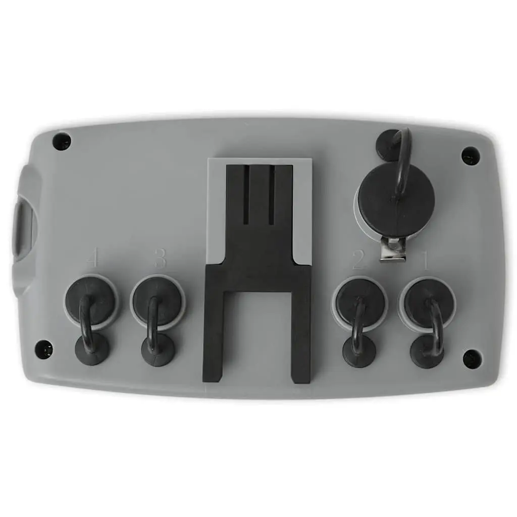 Automatic Irrigation Timer 4 Stations Garden Watering Control System Black