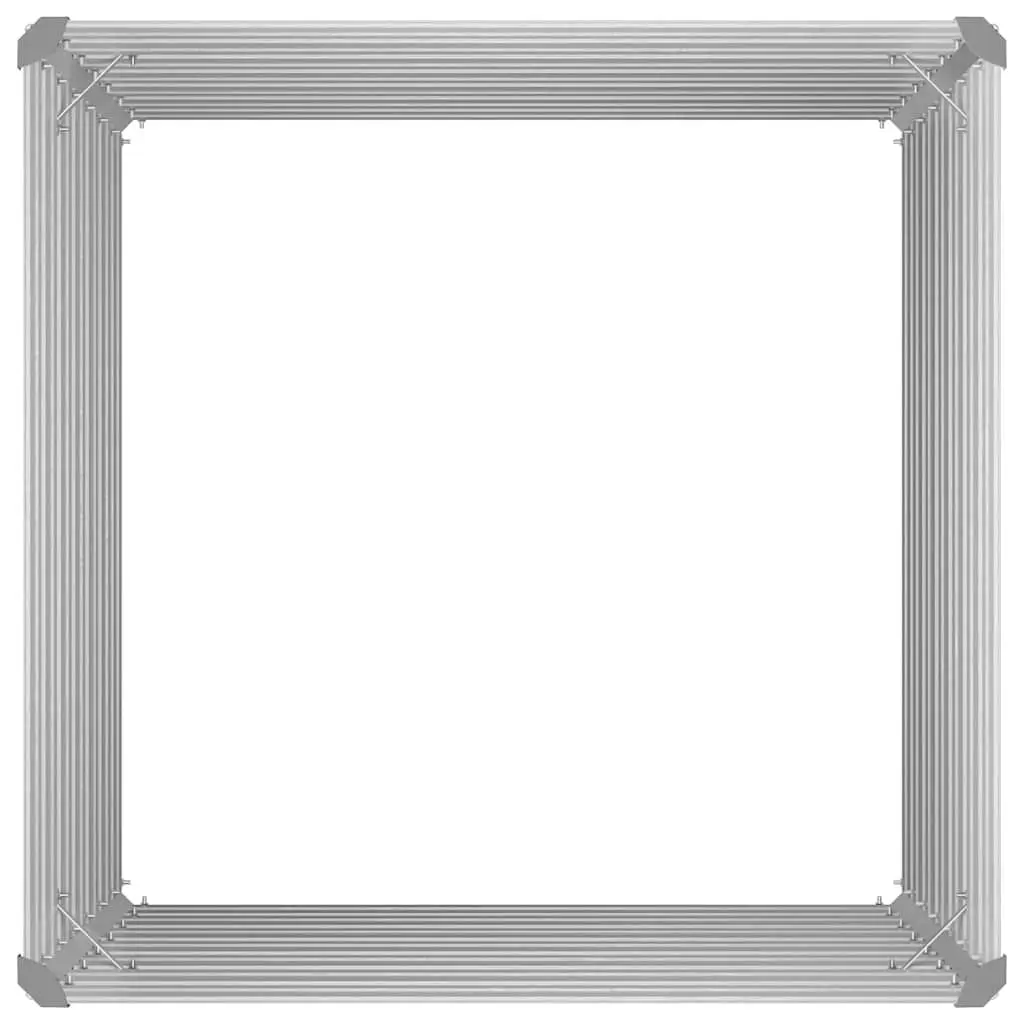 Raised Garden Bed Galvanised Steel 100x100x77 cm
