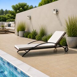 Your Ideal Outdoor Sun Lounger with Adjustable Cushion