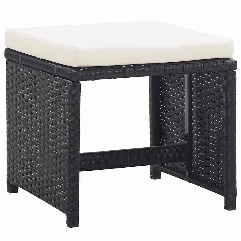 Outdoor Dining Set Rattan Garden Furniture 5 Piece Patio Table Chairs