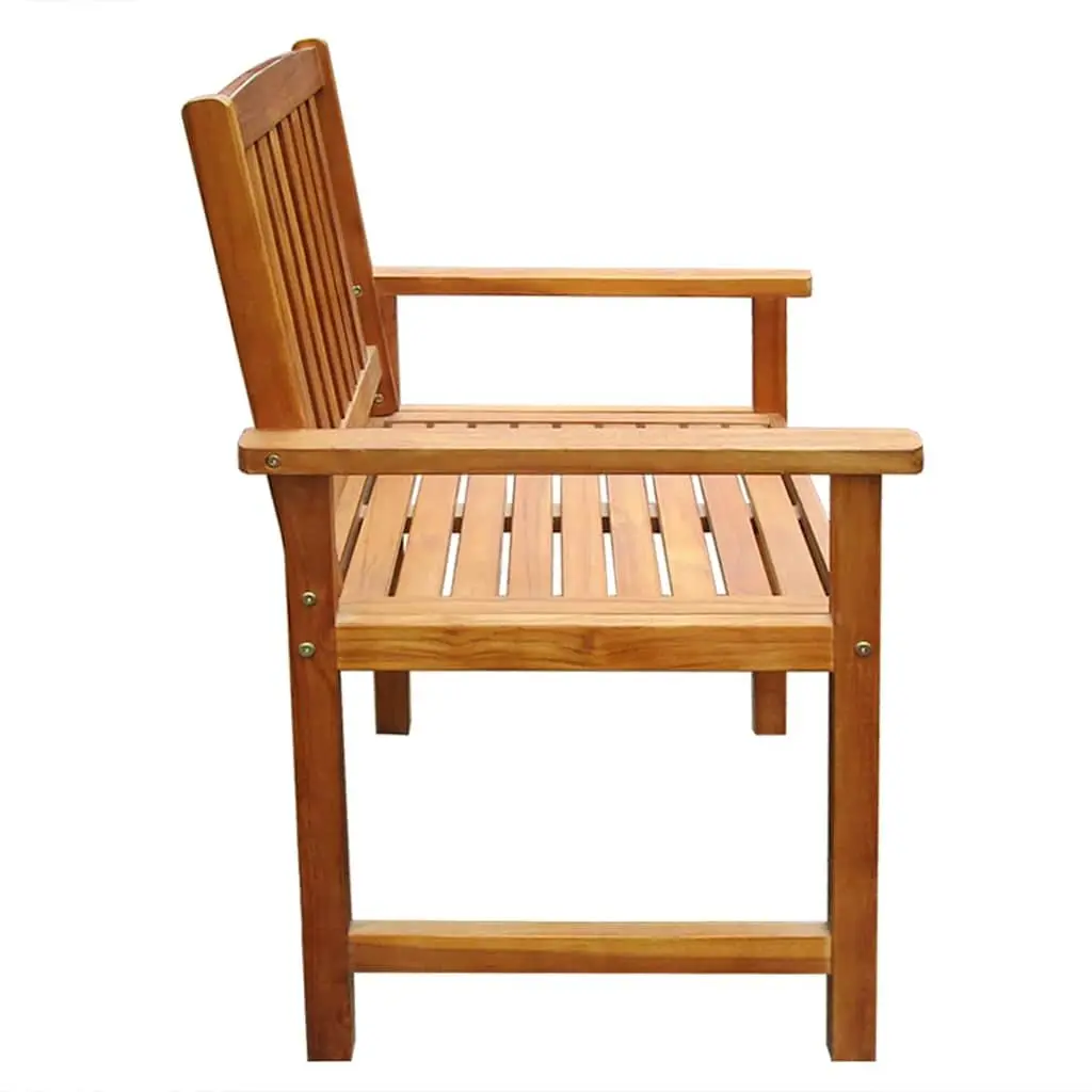 Outdoor Chairs Solid Acacia Wood Brown Set of 2