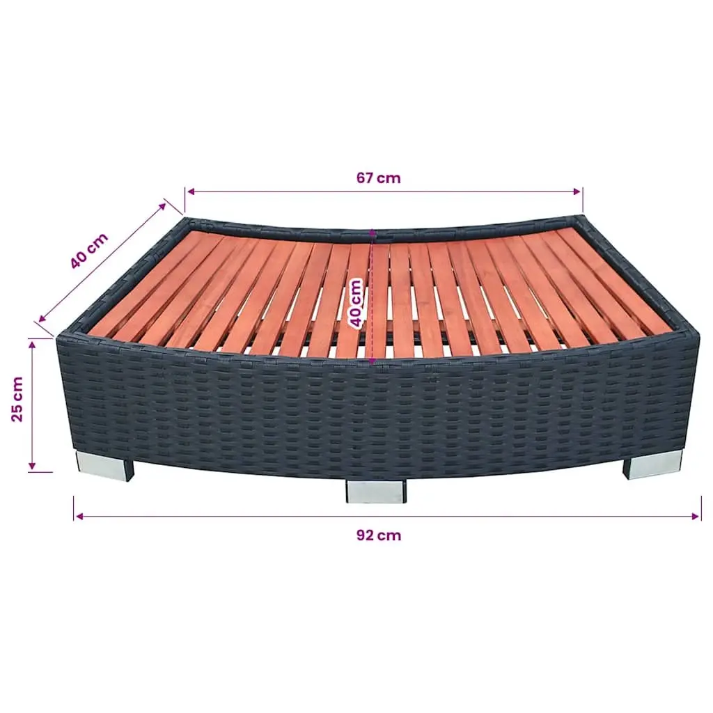 Rattan Spa Step