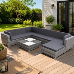 Create a Cozy Outdoor Space with This Lounge Set