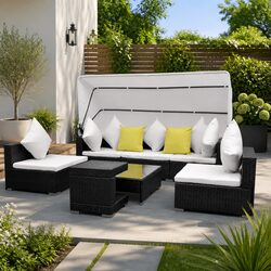 Your Ideal 7 Piece Garden Lounge Set with Canopy