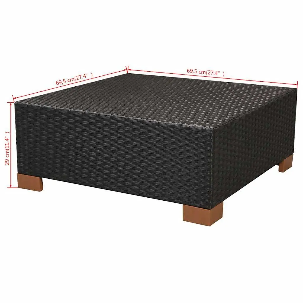 Garden Lounge Set Modular Outdoor Furniture 10 Piece Weather-Resistant PE Rattan Sofa Dining Cushions