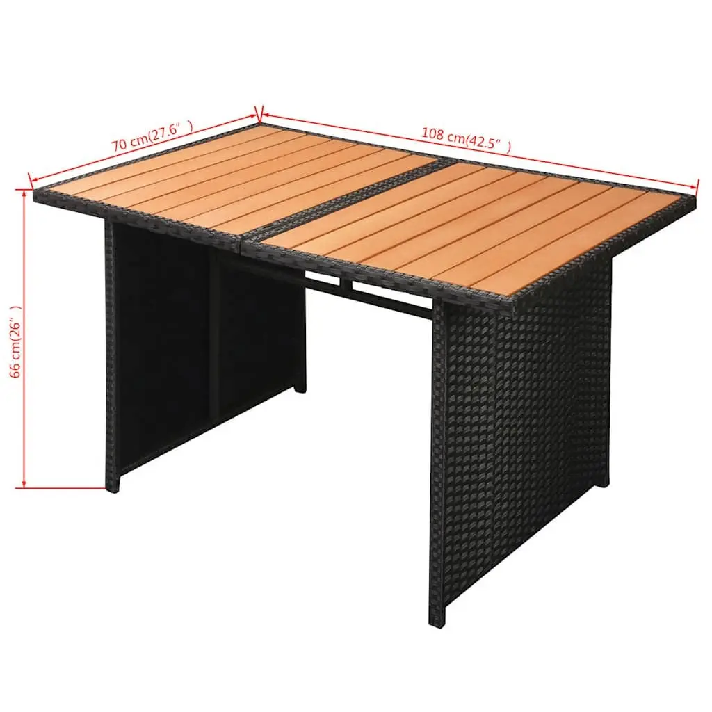 Garden Lounge Set Modular Outdoor Furniture 10 Piece Weather-Resistant PE Rattan Sofa Dining Cushions