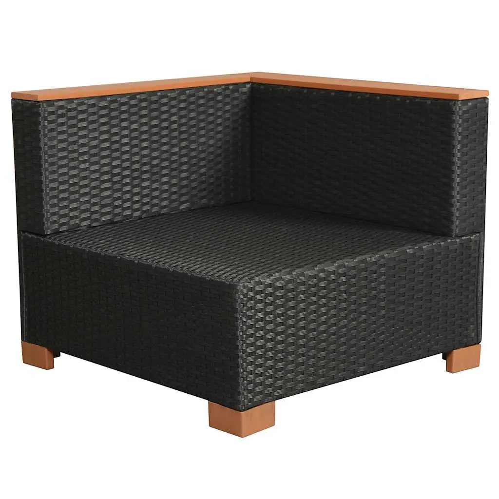 Garden Lounge Set Modular Outdoor Furniture 10 Piece Weather-Resistant PE Rattan Sofa Dining Cushions