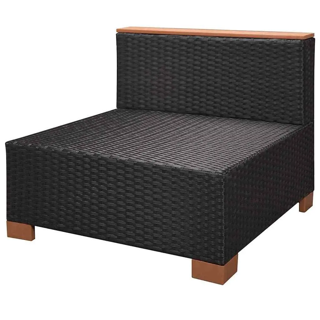 Garden Lounge Set Modular Outdoor Furniture 10 Piece Weather-Resistant PE Rattan Sofa Dining Cushions