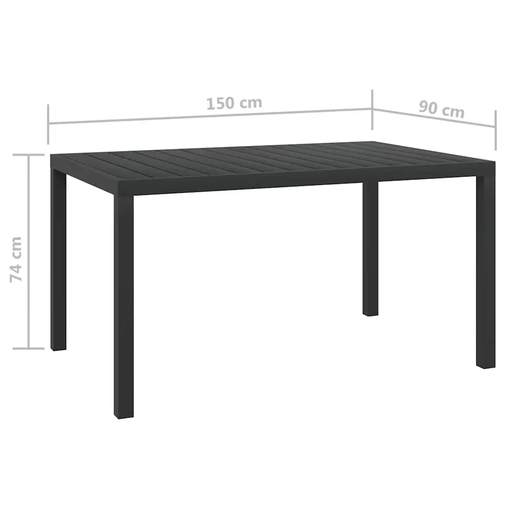 Outdoor Table 150x90x74cm